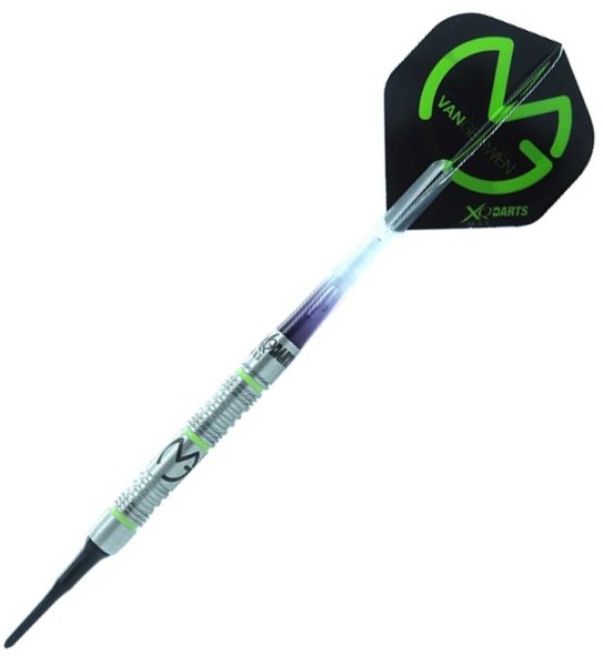 XQMAX Michael van Gerwen "Green Demolisher" 70% Soft Darts 