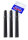 Schaft-Set EMPIRE® Dart M3 Nylon lang Schwarz
