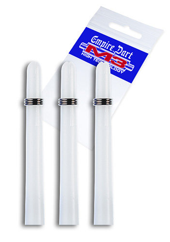 Schaft-Set EMPIRE® Dart M3 Nylon lang Weiß