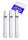 Schaft-Set EMPIRE® Dart M3 Nylon lang Weiß