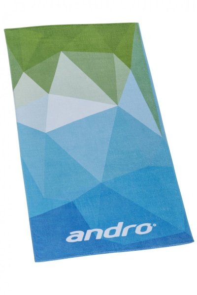 andro® Badehandtuch Prisma 70x140 cm - blau/weiss/grün