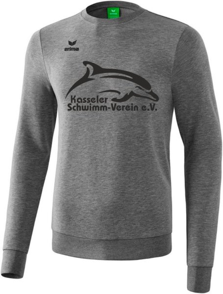 Erima Sweatshirt Logo groß Kasseler Schwimm-Verein
