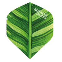 Royal Darts Flight Green Line Leaf Painting