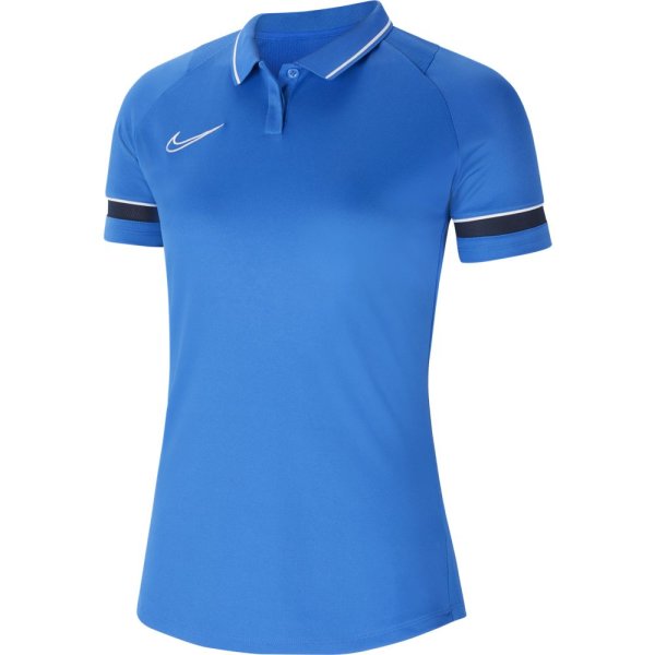 Nike Academy 21 Polo Dri-Fit Royal Blau