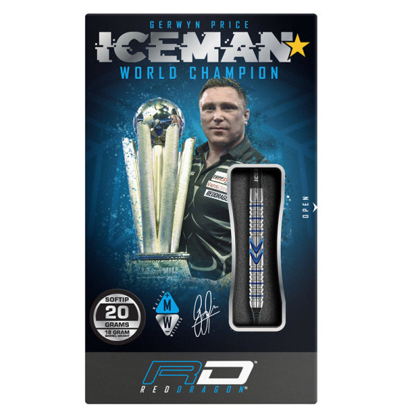 Gerwyn Price - Iceman Midnight Edition Softip 20g
