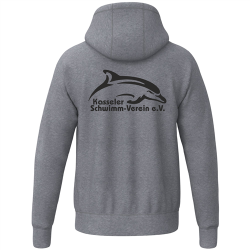 Erima TS Hoody grey Melange Kasseler Schwimm-Verein