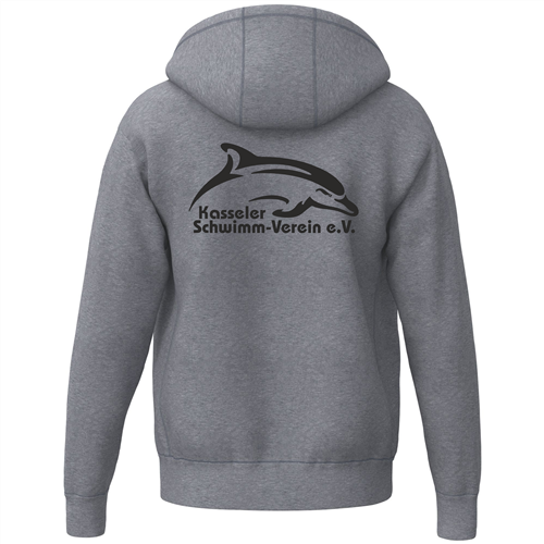 Erima TS Hoody Jacket grey Melange Kasseler Schwimm-Verein