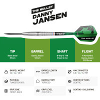 BULLS Danny Jansen G2 Steel Dart