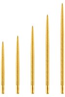 One80 Steel Dart Spitze Long Taper Point (Sand Coated) Gold