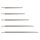 One80 Steel Dart Spitze Long Taper Point (Sand Coated) Silber