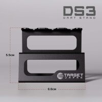 DS3 01 Dartpfeile Stand Schwarz