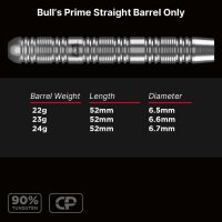 Bulls Prime Straight CP Steeltip Barrels Only 90%