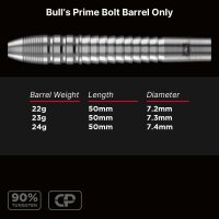 Bulls Prime Bolt CP Steeltip Barrels Only 90%