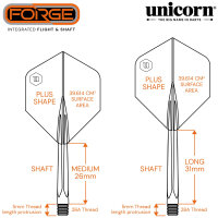 Unicorn Forge Two Tone Clear Black