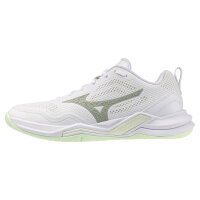 Mizuno Wave Stealth Pro Damen White/Aqua Gray