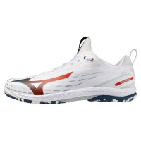 Mizuno Wave Drive Neo 4 White/Insignia Blue/Orange