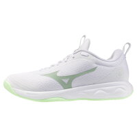 Mizuno Wave Luminous Pro Damen White/Aqua Gray/Ambrosia