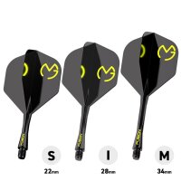 Winmau Fusion Michael van Gerwen Green Black NO2 - Dart Flights