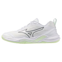 Mizuno Wave Stealth Elite Damen White/Aqua Gray