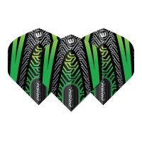 Winmau Prism Alpha Schwarz Grün No2 Standard Flights