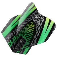 Winmau Prism Alpha Schwarz Grün No2 Standard Flights