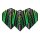 Winmau Prism Alpha Schwarz Grün No2 Standard Flights