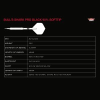 Bulls Softtip Shark Pro Black 90% 20 gram