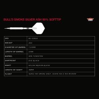 Bulls Softtip Smoke Silver Ash 90% 20 Gram
