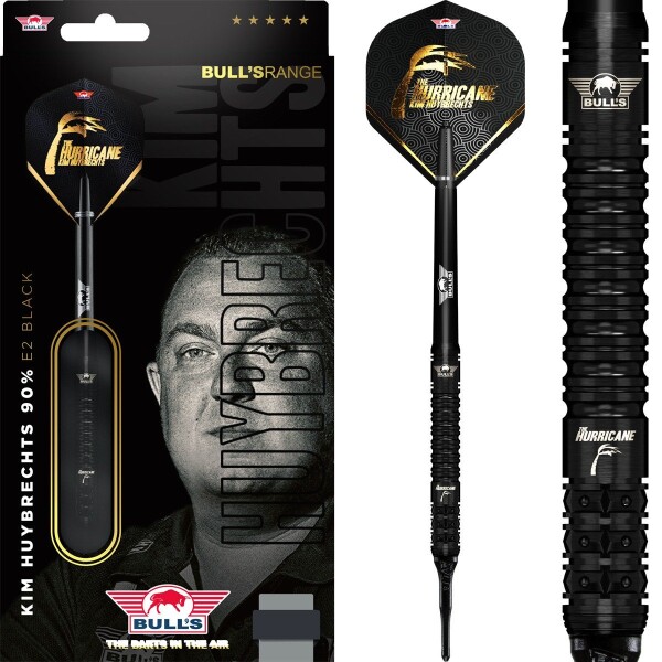 Bulls Softtip Kim Huybrechts E2 Full Black 90% 19 gram