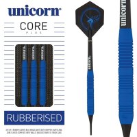 Unicorn Softtip Core Plus Rubberised Brass Blue