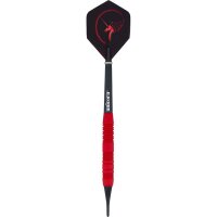 Unicorn Softtip Core Plus Rubberised Brass Red