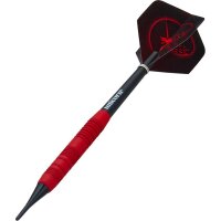 Unicorn Softtip Core Plus Rubberised Brass Red